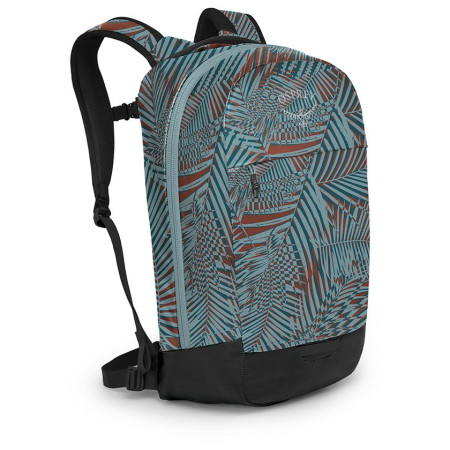 Rucksack Osprey Transporter Panel Loader braun/blau palm leaf glitch print