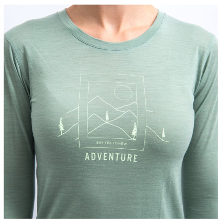 Damen-Funktionsshirt Sensor Merino Air Say Yes langärmelig