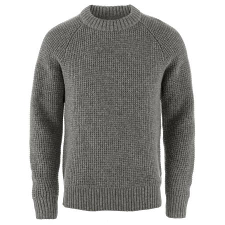 Herrenpullover Fjällräven Övik Waffle Knit M grau Grey