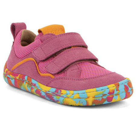 Kinder-Sneaker Frodo Barefoot baze Fuxia rosa