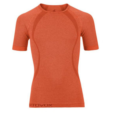 Herren-Funktionsshirt Ortovox Merino Comp. Cool orange CrazyOrange