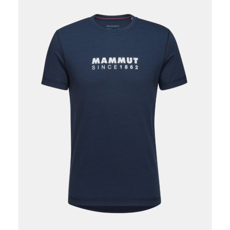Herren-T-Shirt Mammut Core T-Shirt Men Logo 2023 dunkelblau marine5118