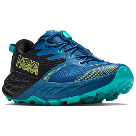 Kinderschuhe Hoka Speedgoat 7 Big Kids Black/Night Glow Blue blau/schwarz Black / Night Glow Blue