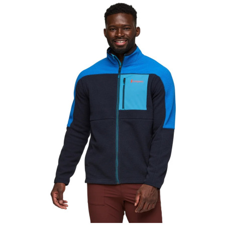 Herren-Sweatshirt Cotopaxi Abrazo Fleece Full-Zip Jacket blau/dunkelgrau Atlantic and Carbon