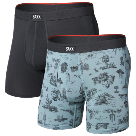 Boxershorts Saxx Vibe Xtra Soft Comfort Boxer Brf Fly 2Pk