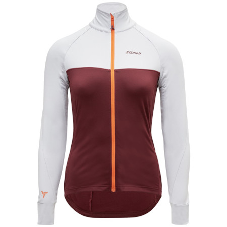 Damen-Sweatshirt Silvini Matesia grau/rot cloud-merlot