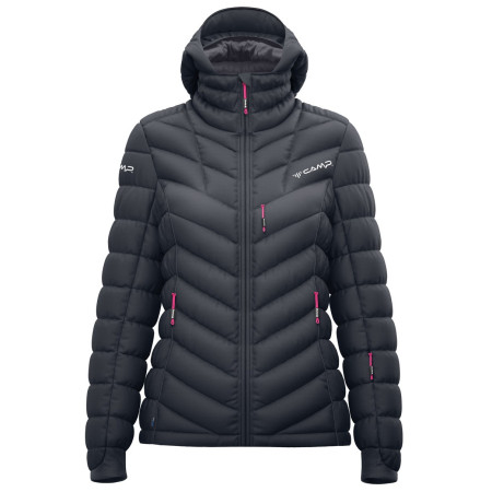 Damen Daunenjacke Camp Nivix Jacket W schwarz Black / Asphalt grey