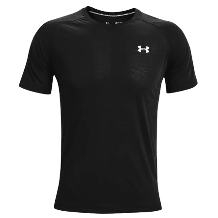 Herren-T-Shirt Under Armour Streaker SS schwarz Black / Black / Reflective