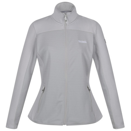 Damen-Sweatshirt Regatta Highton FZ III hellgrau Cyberspace