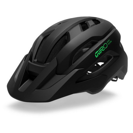 Kinder Fahrradhelm Giro Fixture II Youth schwarz/grün Mat Black/Vivid Green
