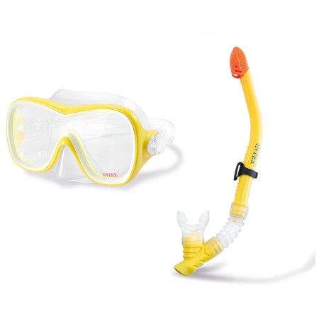 Taucher-Set Intex Wave Rider Swim Set 55647 gelb