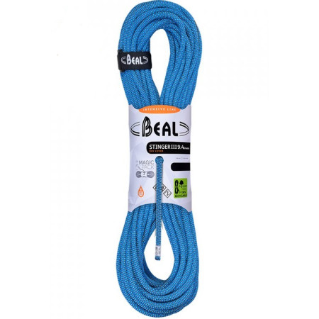 Kletterseil Beal Stinger 9.4 mm (80 m) blau Blue