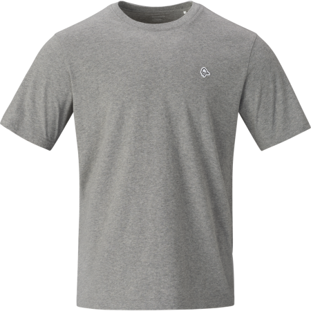 Herren T-Shirt Norrona /29 cotton viking patch T-shirt grau Grey Melange