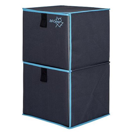 Campingschrank Bo-Camp Folding Cupboard 2 grau/blau Anthracite