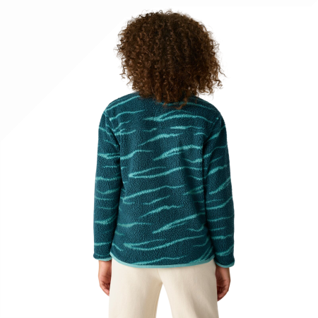 Kinder-Funktions-Sweatshirt Regatta Junior Frankie Warm Fleece Mediterranea Zebra