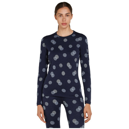 Damen-T-Shirt Icebreaker W Mer 260 Vertex LS Crewe FallFl