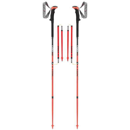 Trekkingstöcke Leki Micro Stick Carbon schwarz Blackwhite