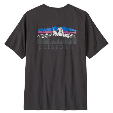 Herren-T-Shirt Patagonia M's Fitz Roy Foothills T-Shirt schwarz Ink Black