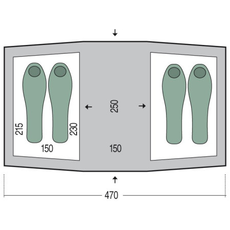 Zelt Pinguin Base Camp