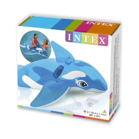 Aufblasbarer Orca Intex Lil' Whale RideOn 58523NP