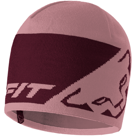 Mütze Dynafit Leopard Logo Beanie weinfarbe mokarosa/7770