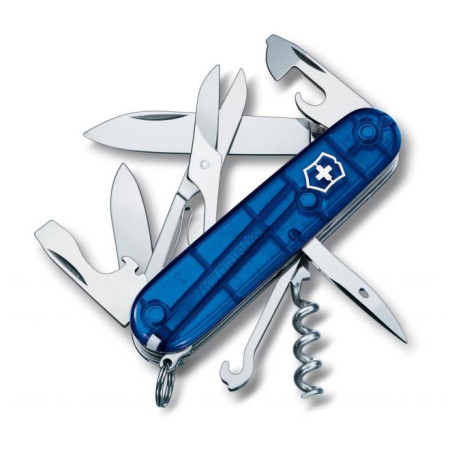 Taschenmesser Victorinox Climber blau transparent TransBlue