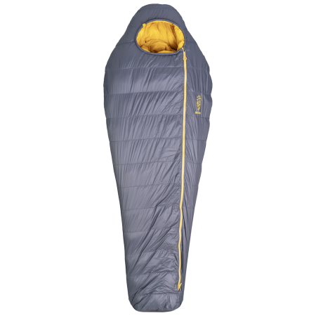 Daunenschlafsack Patizon D 290 S (156-170 cm) schwarz/gelb Anthracite / Gold