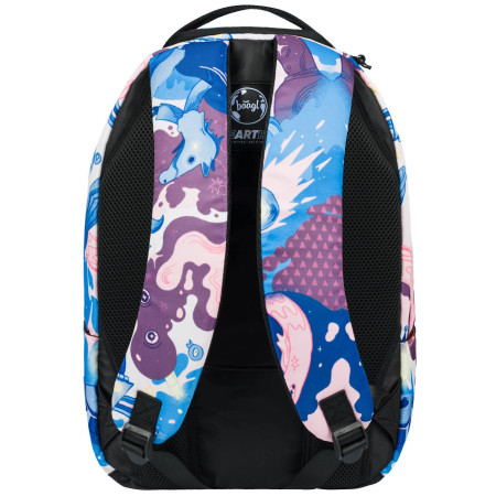 Dívčí batoh do školy Baagl eARTh City Jungle by Mára Čmára