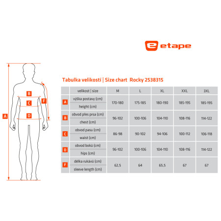 Herren Rad-Shirt Etape Rocky