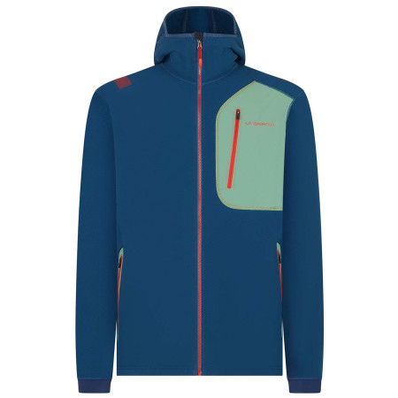Herren-Sweatshirt La Sportiva Avok Hoody M blau/grün Opal/Grassgreen