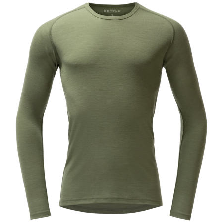 Herren-Funktionsshirt Devold Adventure Merino 190 Shirt Man hell-khaki Lichen