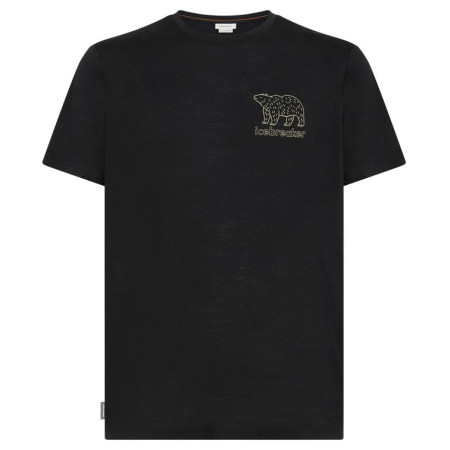 Herren-Funktionsshirt Icebreaker M 150 Tech Lite SS Tee Forest Footsc schwarz Black