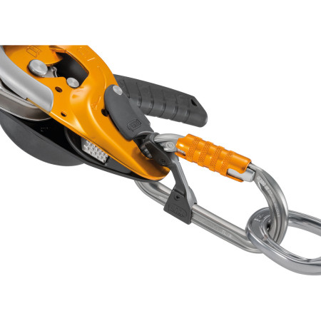 Karabiner Petzl Am´D Triact-Lock grey