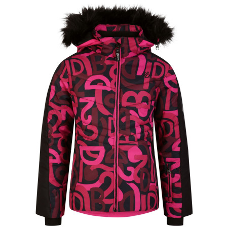 Kinderjacke Dare 2b Ding Jacket rosa Pure Pink Graffiti/Black