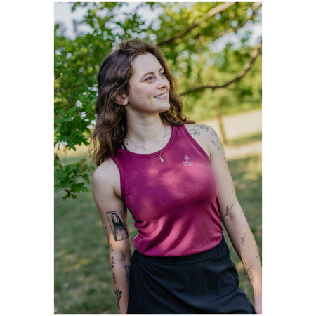 Damen-Top MOOA Merino Lyolite Edelweiss 150