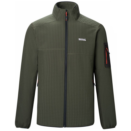 Herren Funktions-Sweatshirt Regatta Baslinn dunkel-khaki DarkKhak/Blk