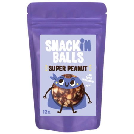 Sportlernahrung SNACKin BALLS Super Peanut 156 g