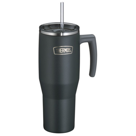 Thermotasse Thermos Refreshing 1100 ml schwarz black matt