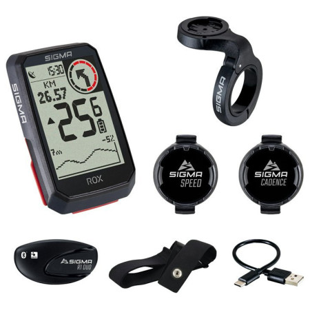 Fahrradcomputer Sigma Rox 4.0 SENSOR SET schwarz