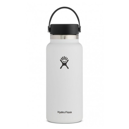 Thermoflasche Hydro Flask Wide Mouth 32 oz weiß White