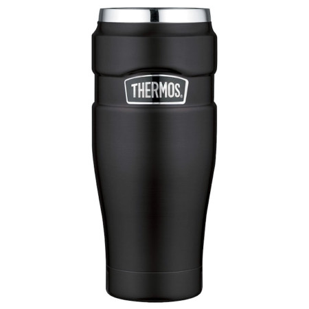Thermotasse Thermos Style 470ml mattschwarz Mattblack