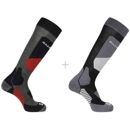 Kniestrümpfe Salomon S/Access 2-Pack mix1 BLACK / Beluga