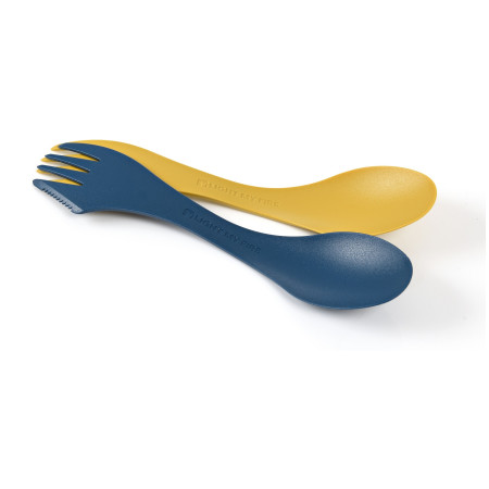Besteck Light My Fire Spork Lefty blau/gelb Mustyyellow/Hazyblue
