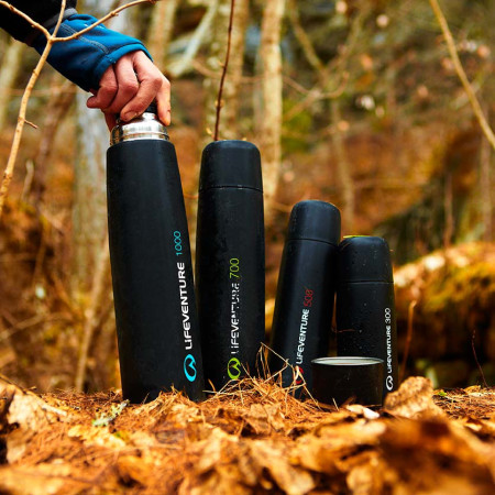 Thermokanne LifeVenture TiV Vacuum Flask 700 ml Dark G