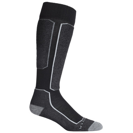 Herren Kniestrümpfe Icebreaker Mens Ski+ Light OTC schwarz/grau Black