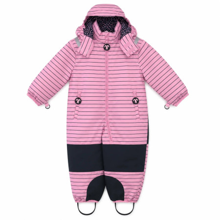 Kinder-Skianzug DucKsday Baby-Toddler Snowsuit rosa Pink/Green
