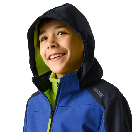 Kinder-Softshell-Jacke Regatta Haydenbury Navy/Olympian Blue