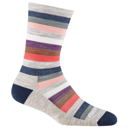 Damensocken Darn Tough Mystic Stripe Crew grau ash
