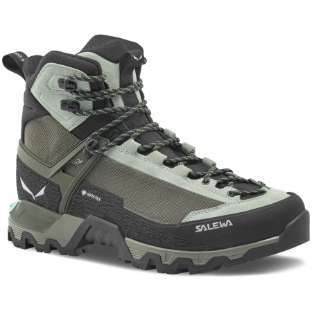 Damen Trekkingschuhe Salewa Mtn Trainer 3 Tech Mid Gtx W grün Shadow/Faded Green