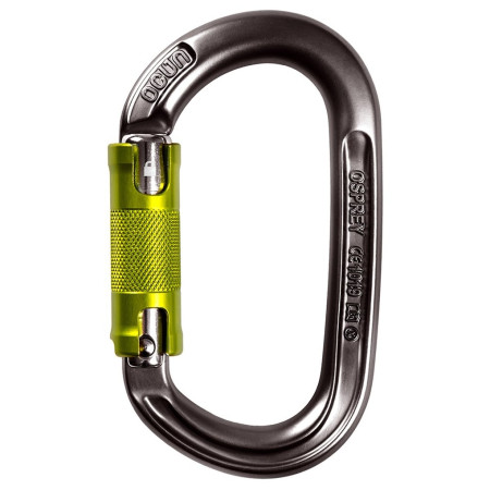 Karabiner Ocún Osprey twist silber Anthracite